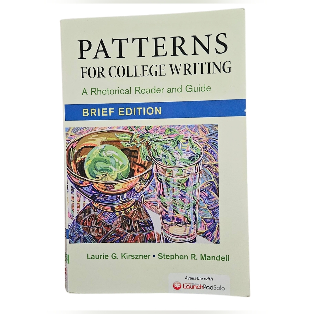 College Book-Patterns for College Writing: A Rhetorical Reader and Guide